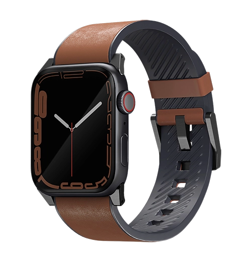 Apple watch leather strap.