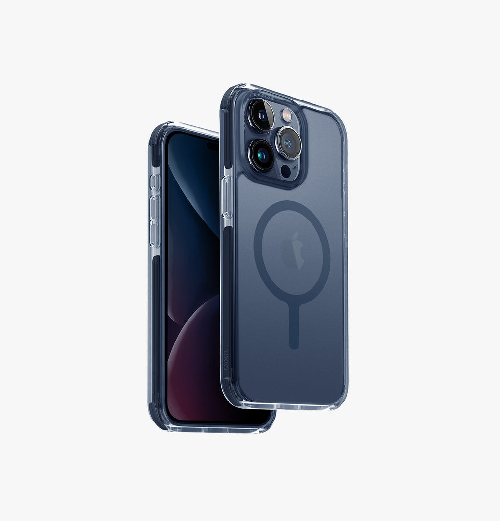 UNIQ Heldro Mag – Custodia IPhone 15 Pro Max – Magnetic MagClick – FlexGrip – Nero - 2
