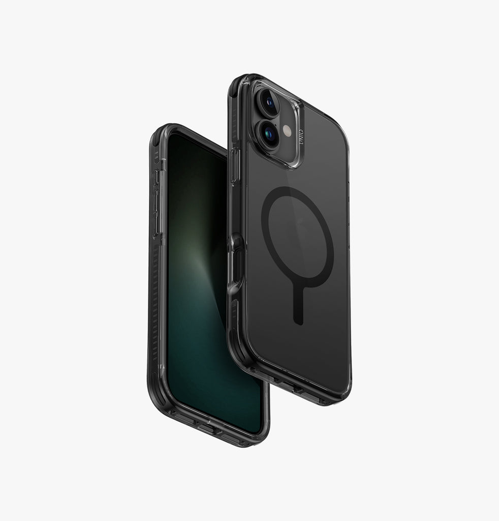 Combat | iPhone 16 Plus Military Grade Case | UNIQ | Front & Back Black