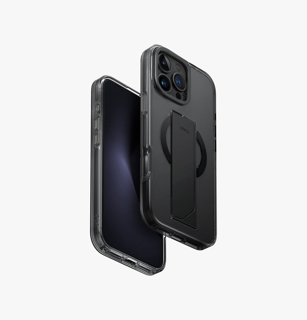 UNIQ LP Xtreme - Custodia compatibile con iPhone 15 Pro, ricarica magnetica MagClick (trasparente ghiaccio UNIQ LP Xtreme - Custodia compatibile con iPhone 15 Pro, ricarica magnetica MagClick (trasparente ghiaccio
