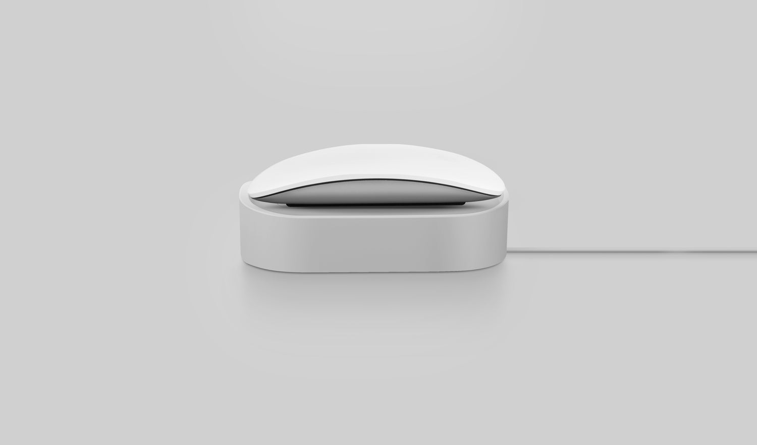 A mouse charging dock.