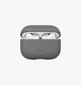 Lyden DS | Slim leatherette AirPods Pro (2nd Gen) Case | UNIQ | Front Grey 789