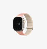 Revix Evo | Reversible Apple Watch Band 41/40/38mm and 49/45/44/42mm | UNIQ | Front  Pink Ivory 789