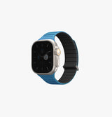 Revix Evo | Reversible Apple Watch Band 41/40/38mm and 49/45/44/42mm | UNIQ | Front  Blue Black 789