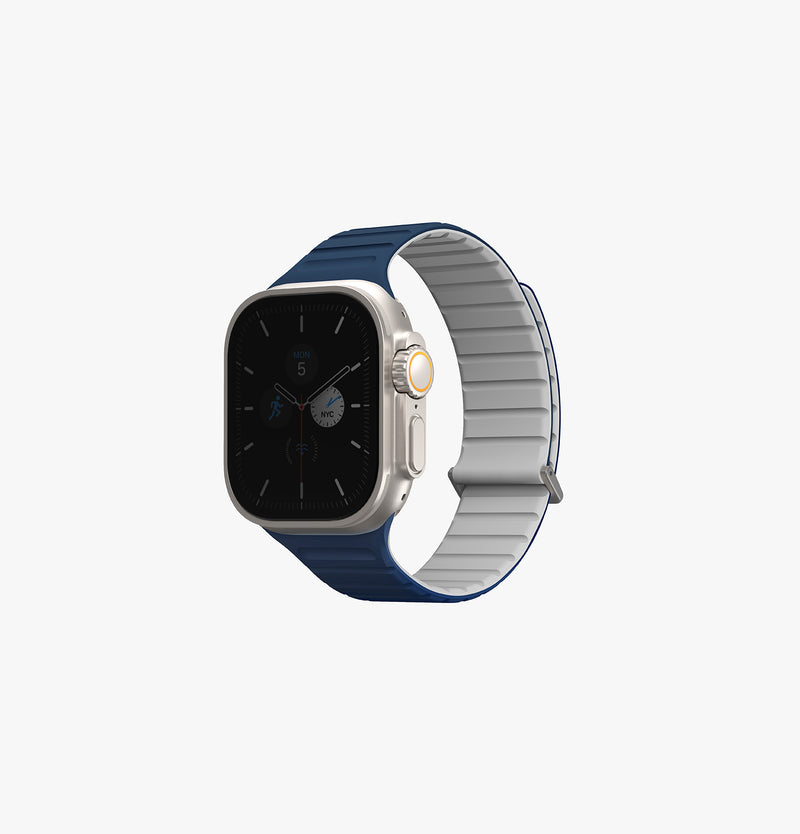 Revix Evo | Reversible Apple Watch Band 41/40/38mm and 49/45/44/42mm | UNIQ | Front  Blue Chalk