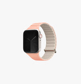 Revix Evo | Reversible Apple Watch Band 41/40/38mm and 49/45/44/42mm | UNIQ | Front  Pink Ivory 789