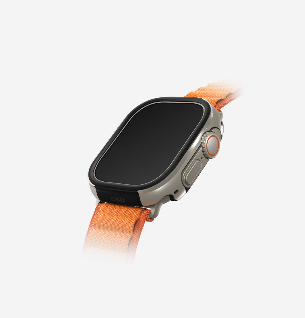 Apple Watch Ultra 49mm Titanium Polished with Orange Button and