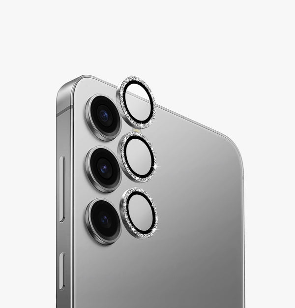 Optix Lens Protector | Aluminium Camera Lens Protector for Samsung S24 Plus | UNIQ | Front shimmer