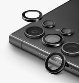 Optix Lens Protector | Aluminium Camera Lens Protector for Samsung S24 Plus | UNIQ | focus angleblack 789