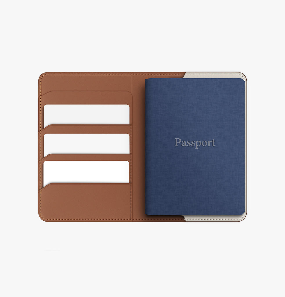 Belmont<br>Find My Vegan Leather Passport Holder