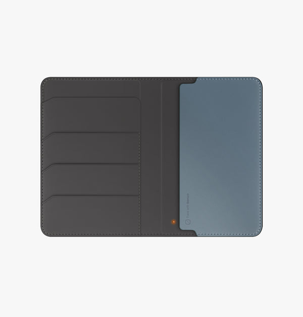 Belmont<br>Find My Vegan Leather Passport Holder