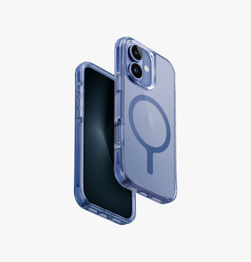 Combat | iPhone 16 Military Grade Case | UNIQ | Front & Back pearl_blue