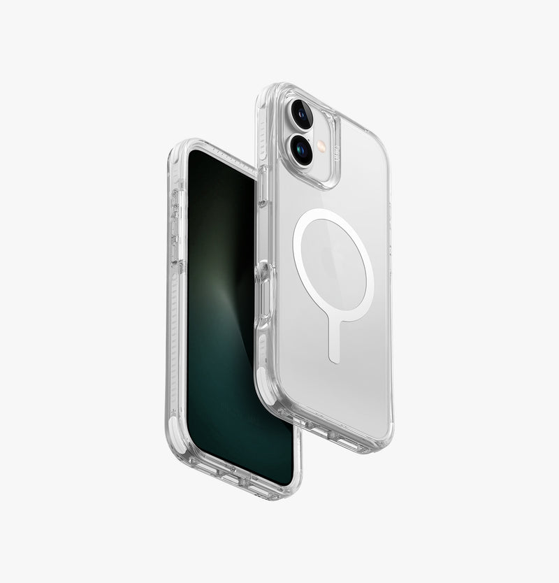 Combat | iPhone 16 Plus Glow In The Dark Case | UNIQ | Front & Back lume_white