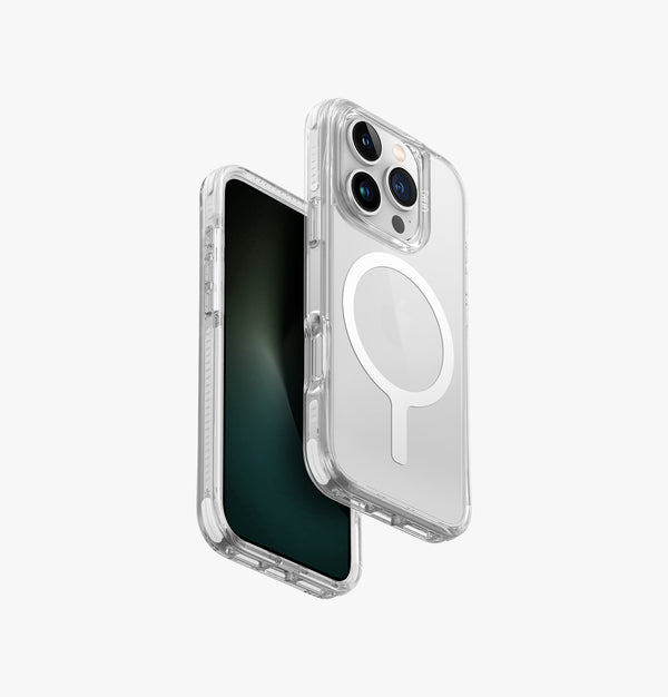 Combat | iPhone 16 Pro Glow In The Dark Case | UNIQ | Front & Back lume_white