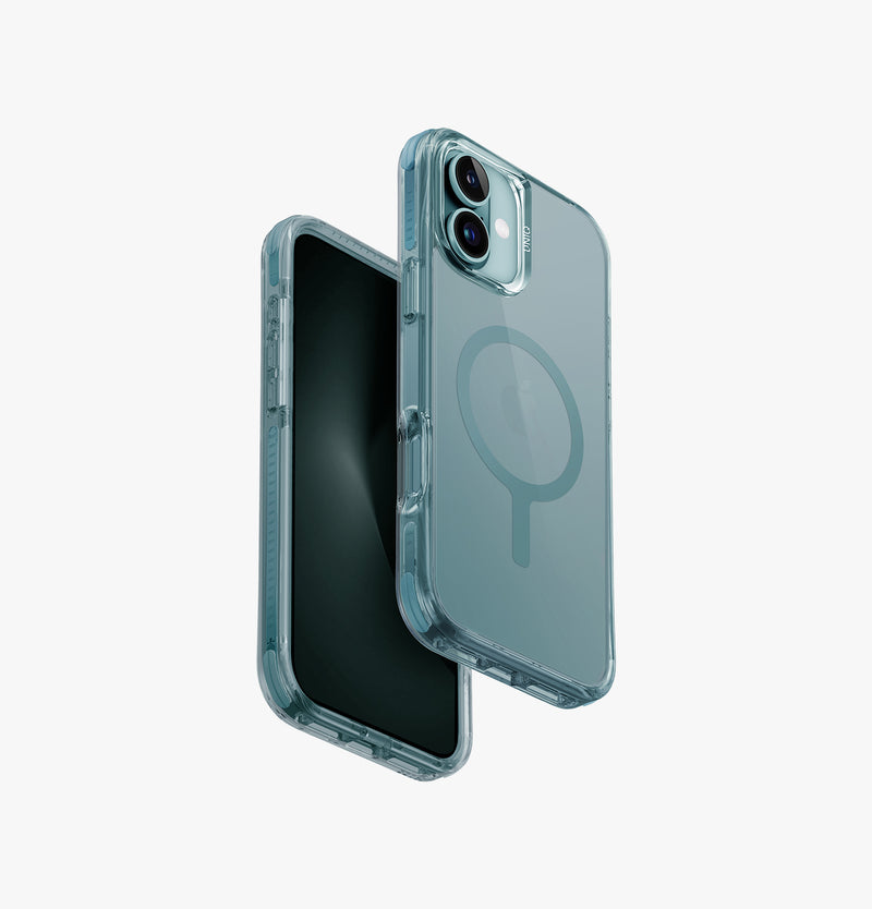 Combat | iPhone 16 Plus Military Grade Case | UNIQ | Front & Back teal_green