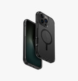 Combat | iPhone 16 Pro Max Military Grade Case | UNIQ |Front & Back Black  789