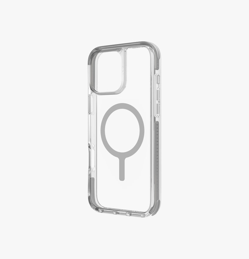 Combat | iPhone 16 Pro Max Glow In The Dark Case | UNIQ | Combat Gray without iPhone 16 Pro Max