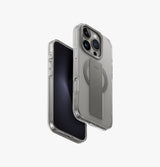 Heldro Max | iPhone 16 Pro Magnetic Charging FlexGrip™️ Case with Camera Stand | UNIQ | Back & Front Clear 789