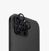 Optix AluGuard Lens Protector for iPhone 16 Pro and 16 Pro Max | UNIQ | Front Black 789