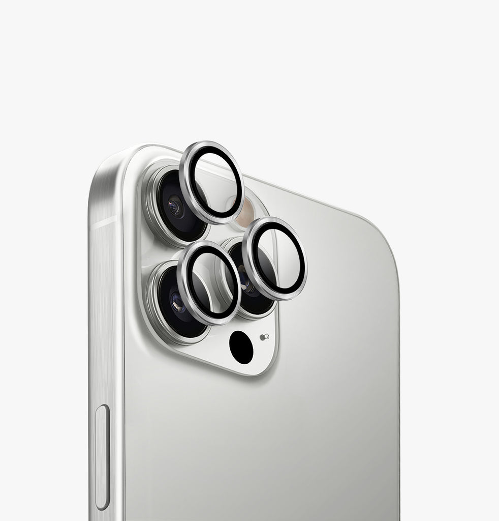 Protection Objectif Caméra IPhone 16 Pro / Pro Max AIDOWU - 2 Pièces Alliage Aluminium Anti-Reflet