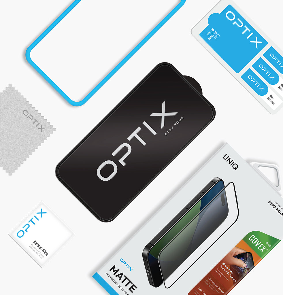 Optix Covex™ Matte<br>Smooth Touch Screen Protector