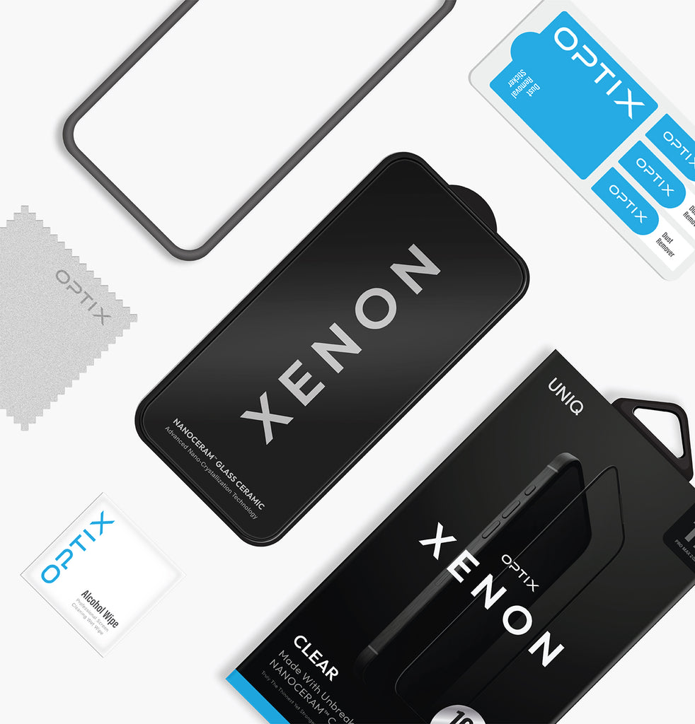 Optix Xenon™ Clear<br>Premium Ultra-Thin Screen Protector