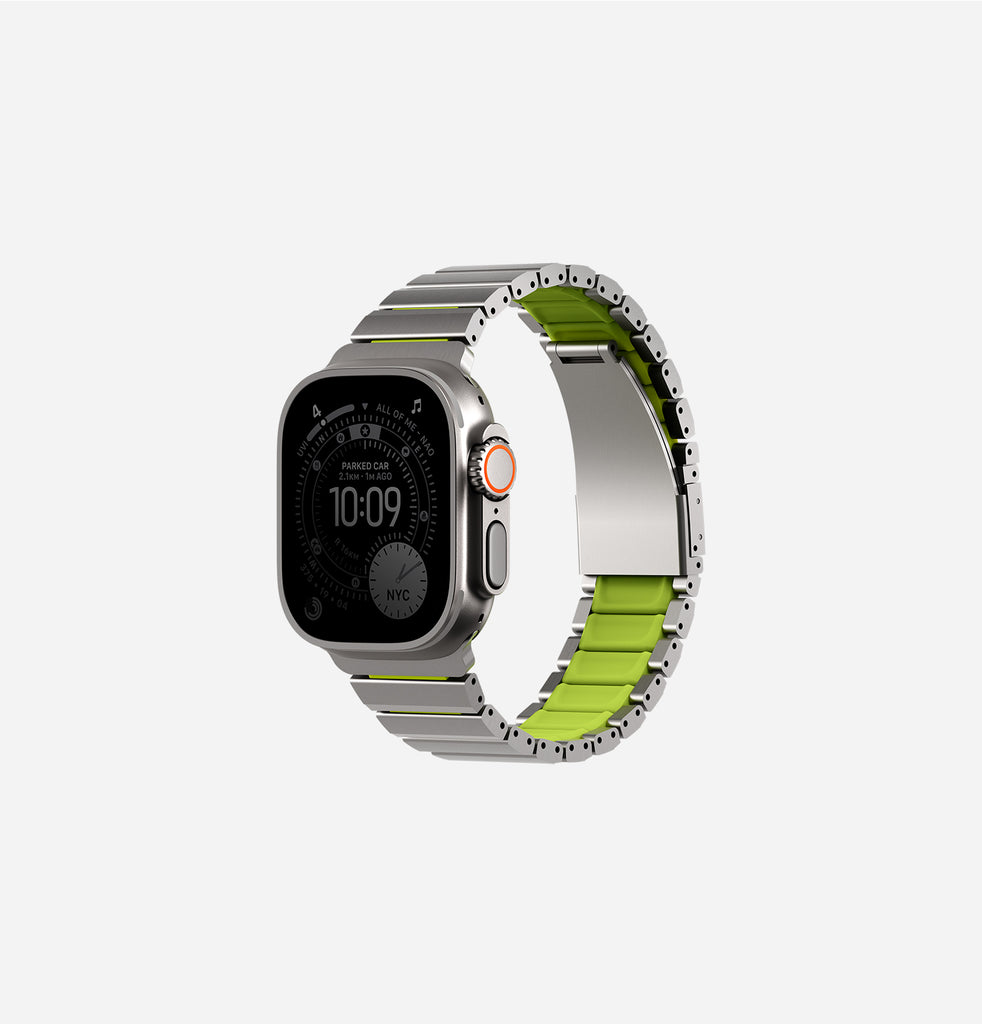 Strova Flex<br>Hybrid Stainless Steel Apple Watch Strap