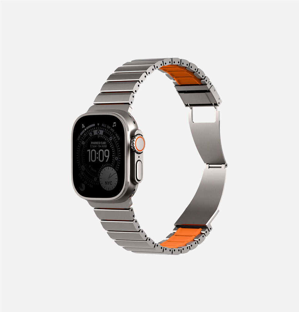 Strova Flex<br>Hybrid Stainless Steel Apple Watch Strap
