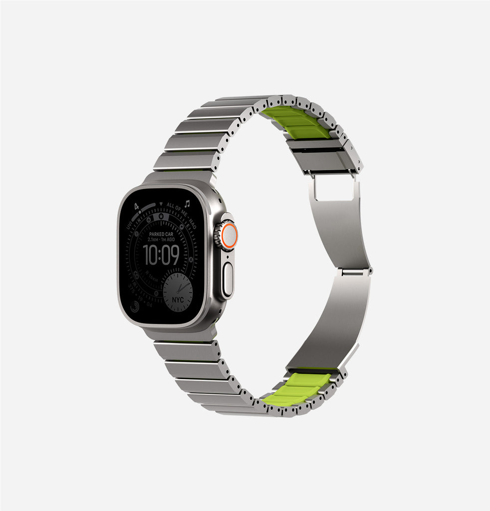 Strova Flex<br>Hybrid Stainless Steel Apple Watch Strap