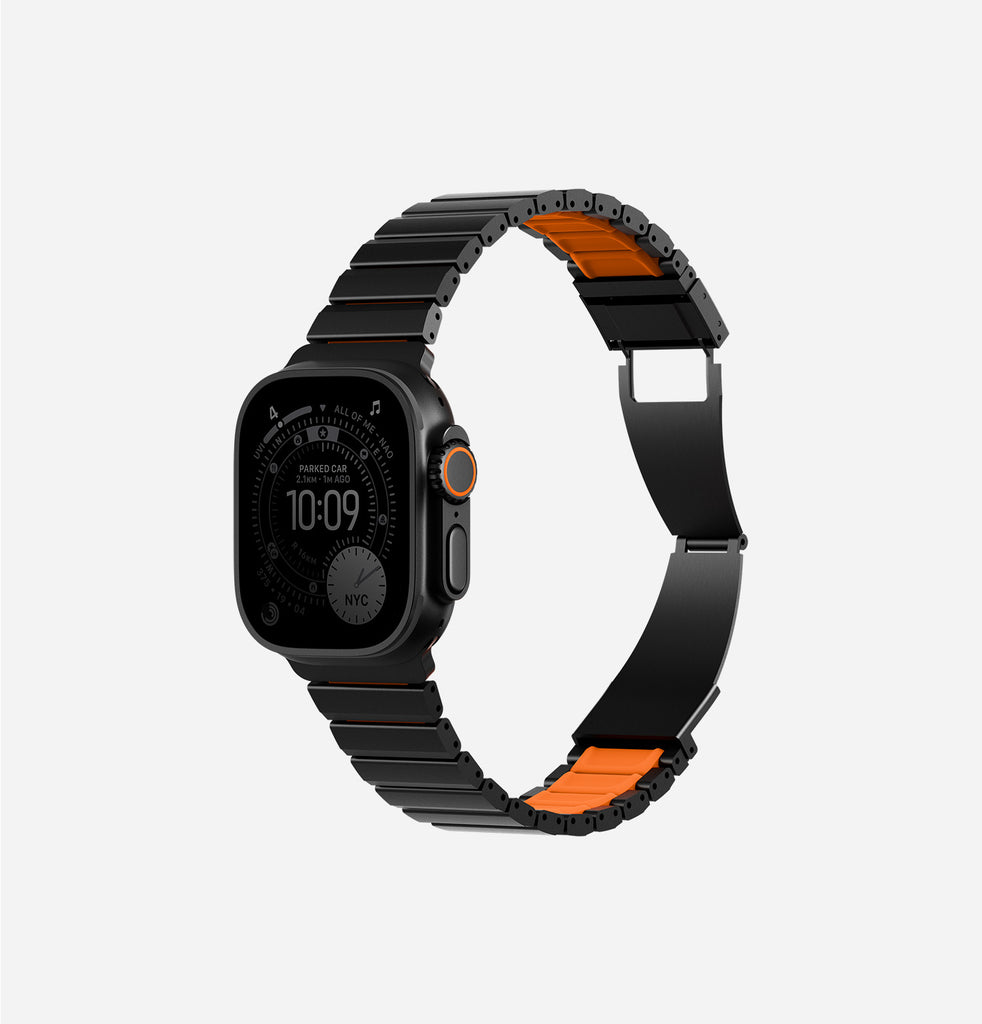Strova Flex<br>Hybrid Stainless Steel Apple Watch Strap