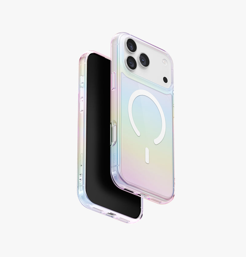 iPhone 17 Pro Max Holographic Case – Iridescia Protective iPhone 17 Pro Max Holographic Case – Iridescia Protective