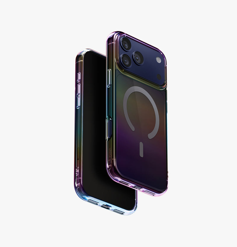 iPhone 17 Pro Max Holographic Case – Iridescia Protective iPhone 17 Pro Max Holographic Case – Iridescia Protective